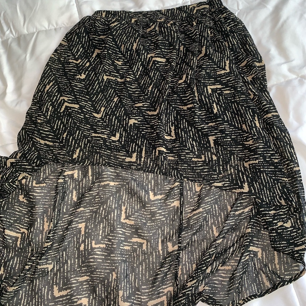High-low skirt